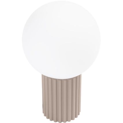 Candeeiro de mesa HALO 1xG9/8W/230V diâmetro 12 cm bege