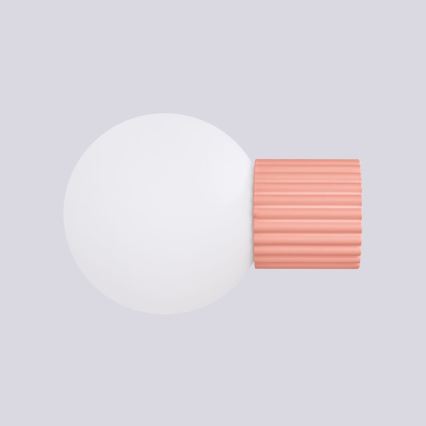 Iluminação de parede para casa de banho HALO 1xG9/8W/230V diâmetro 12 cm IP44 rosa