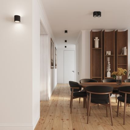 Aplique de parede AURA 1xG9/10W/230V preto