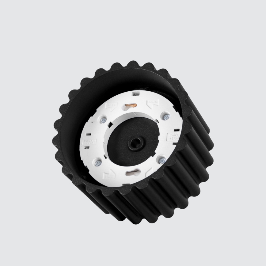 Spot AURA 1xGX53/10W/230V 6 cm preto