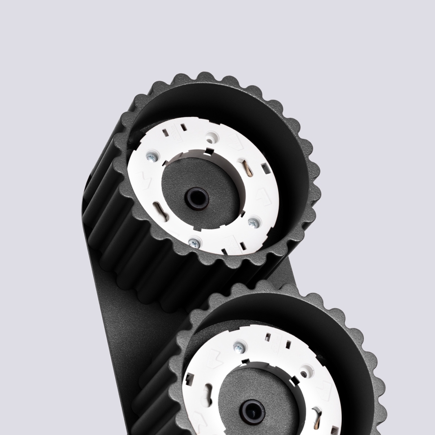 Spot AURA 2xGX53/10W/230V preto