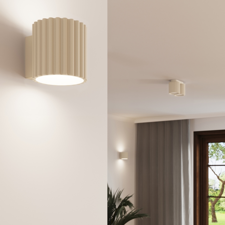 Aplique de parede AURA 1xG9/10W/230V creme