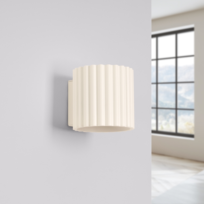 Aplique de parede AURA 1xG9/10W/230V creme