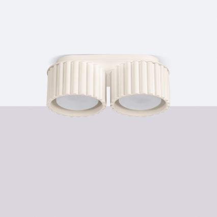 Spot AURA 2xGX53/10W/230V creme