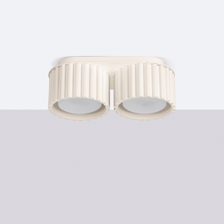 Spot AURA 2xGX53/10W/230V creme