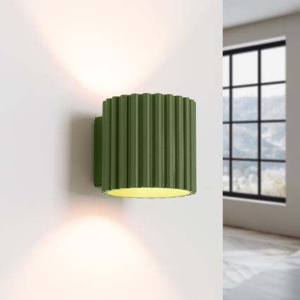Aplique de parede AURA 1xG9/10W/230V verde
