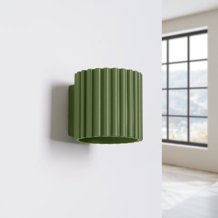 Aplique de parede AURA 1xG9/10W/230V verde