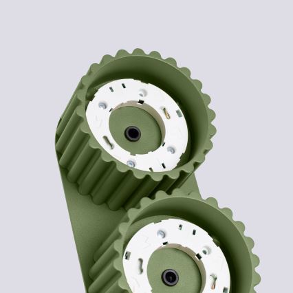 Foco AURA 2xGX53/10W/230V verde