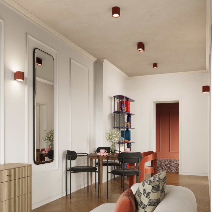 Spot AURA 2xGU10/10W/230V laranja