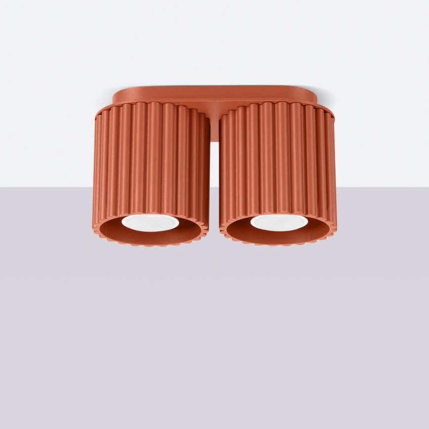 Spot AURA 2xGU10/10W/230V laranja