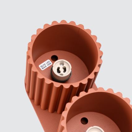 Spot AURA 2xGU10/10W/230V laranja