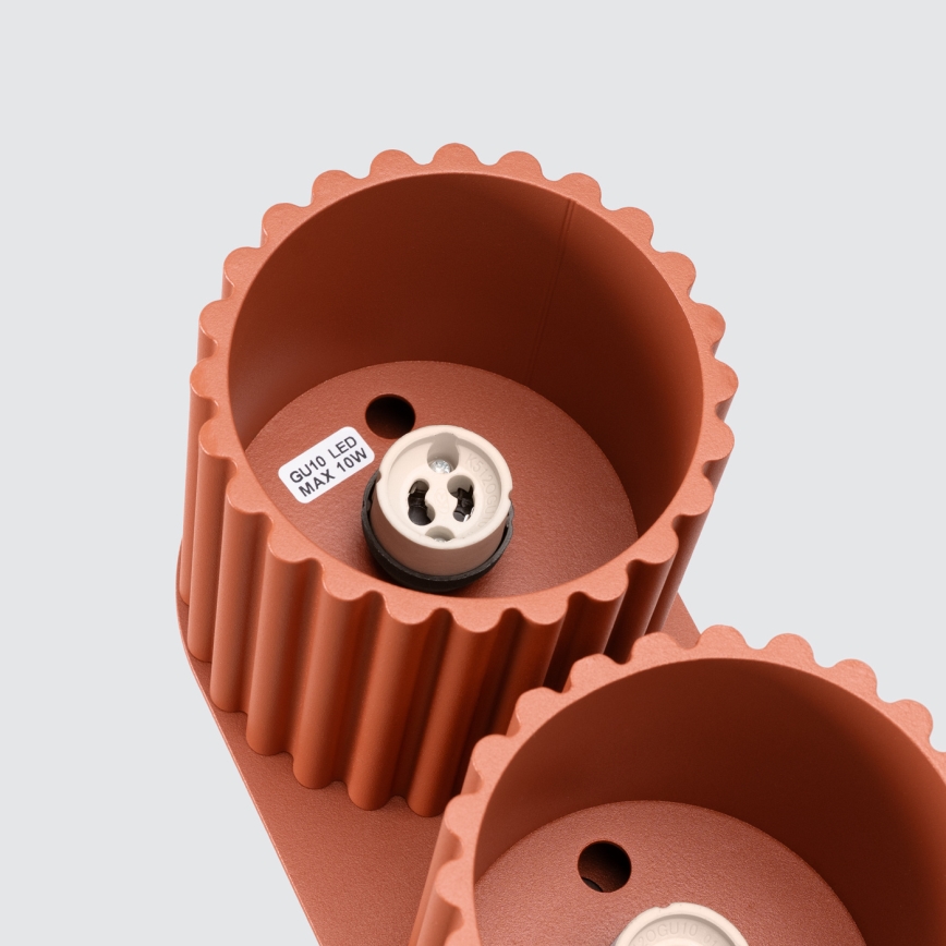 Spot AURA 2xGU10/10W/230V laranja