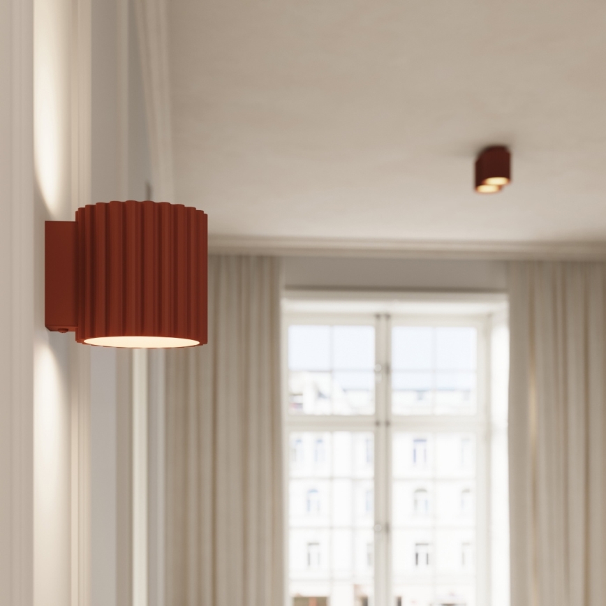 Aplique de parede AURA 1xG9/10W/230V laranja