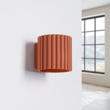 Aplique de parede AURA 1xG9/10W/230V laranja