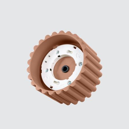 Foco AURA 1xGX53/10W/230V 6 cm castanho