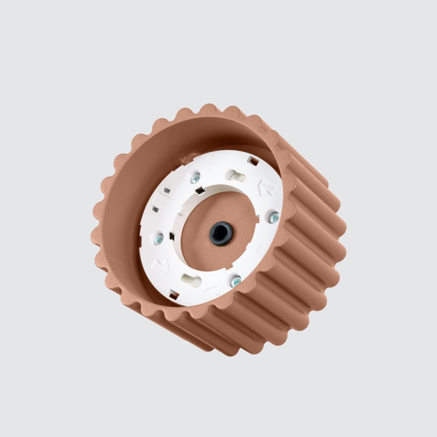 Foco AURA 1xGX53/10W/230V 6 cm castanho