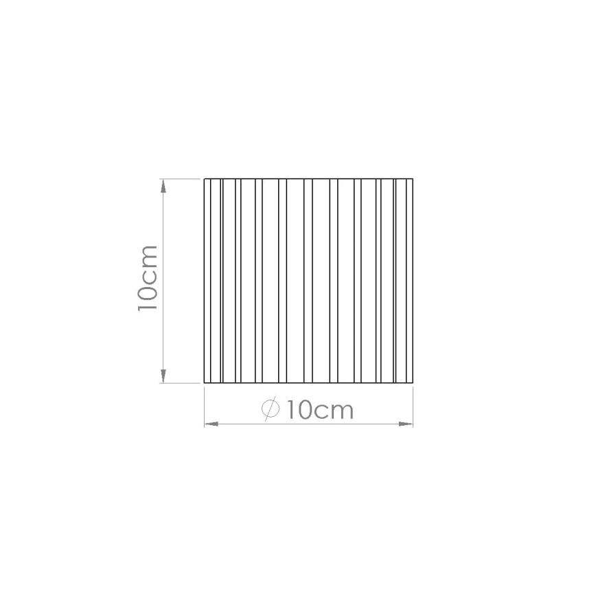 Spot AURA 1xGU10/10W/230V 10 cm azul
