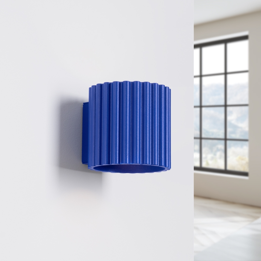 Aplique de parede AURA 1xG9/10W/230V azul