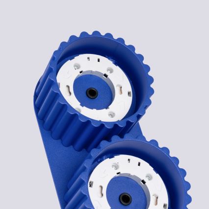 Spot de teto AURA 2xGX53/10W/230V azul