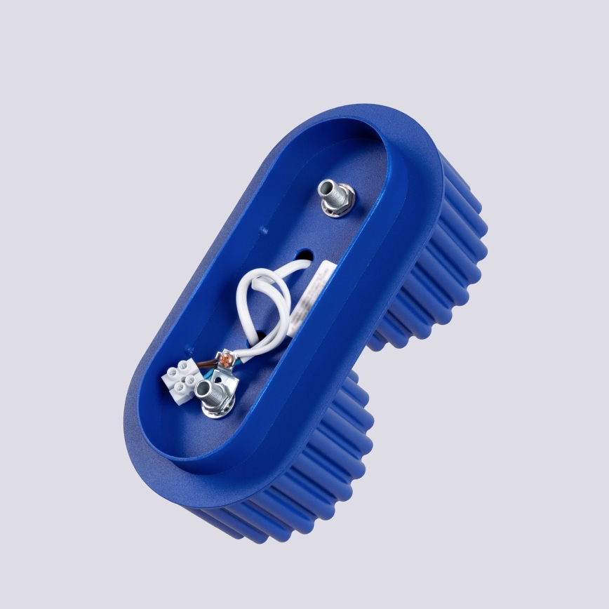 Spot de teto AURA 2xGX53/10W/230V azul