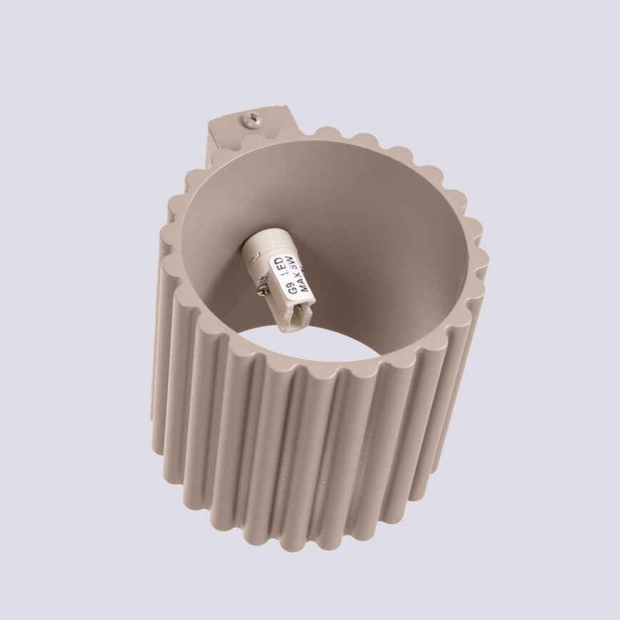 Aplique de parede AURA 1xG9/10W/230V taupe