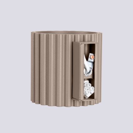 Aplique de parede AURA 1xG9/10W/230V taupe