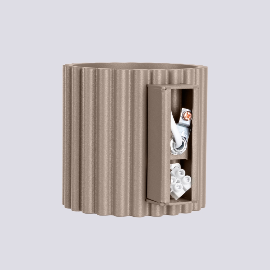 Aplique de parede AURA 1xG9/10W/230V taupe