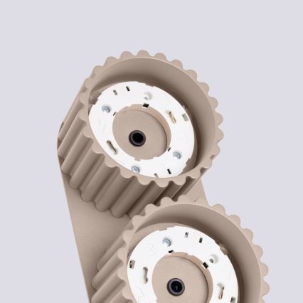 Spot direcionável AURA 2xGX53/10W/230V taupe