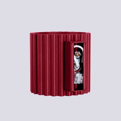 Aplique de parede AURA 1xG9/10W/230V vermelho
