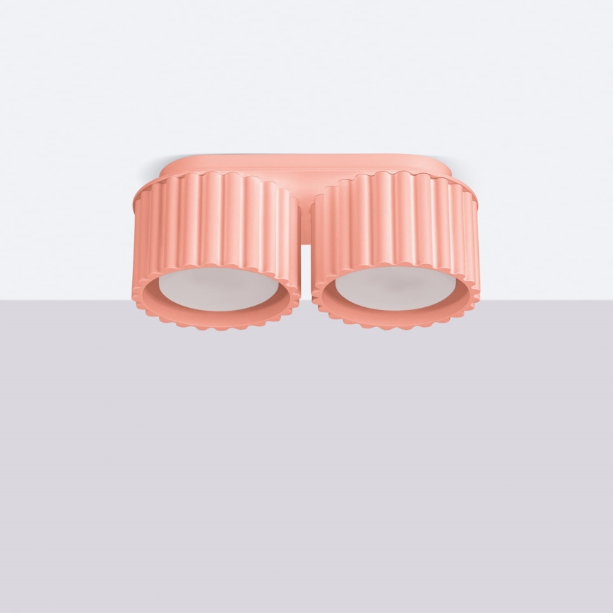 Spot AURA 2xGX53/10W/230V rosa