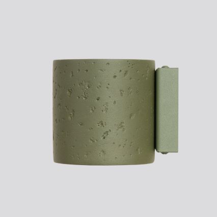 Aplique de parede orientável ORBIS 1xG9/8W/230V betão/verde