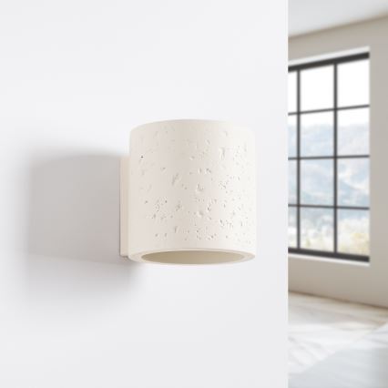 Aplique de parede orientável ORBIS 1xG9/8W/230V betão/creme