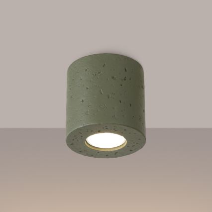 Spot ORBIS 1xGU10/10W/230V betão/verde