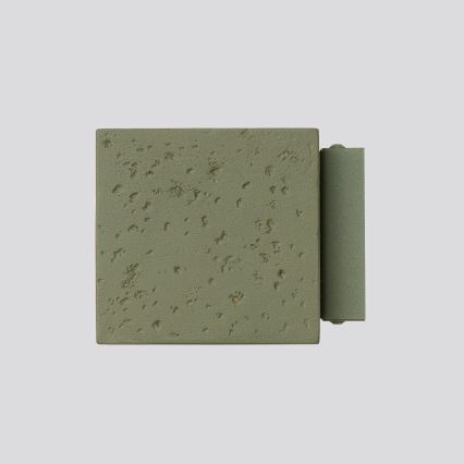 Aplique de parede orientável QUAD 1xG9/8W/230V betão/verde