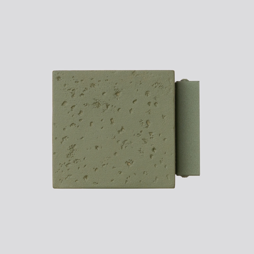 Aplique de parede orientável QUAD 1xG9/8W/230V betão/verde