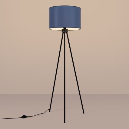 Candeeiro de pé NEVIA 1xE27/15W/230V azul