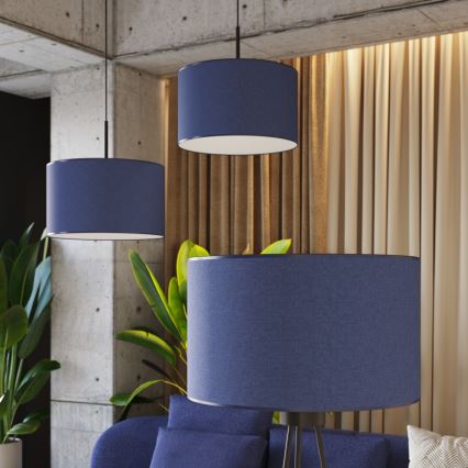 Candeeiro de pé NEVIA 1xE27/15W/230V azul