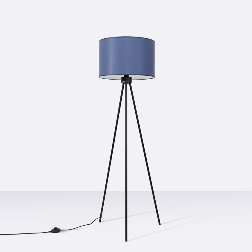Candeeiro de pé NEVIA 1xE27/15W/230V azul