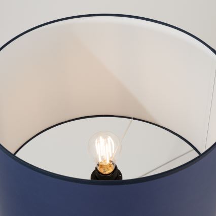 Candeeiro de pé NEVIA 1xE27/15W/230V azul