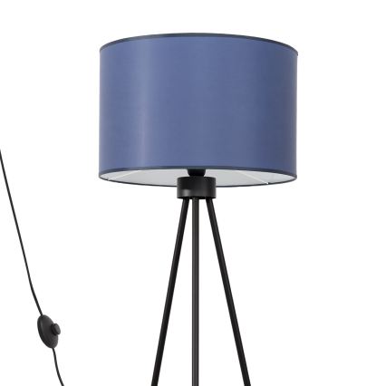 Candeeiro de pé NEVIA 1xE27/15W/230V azul