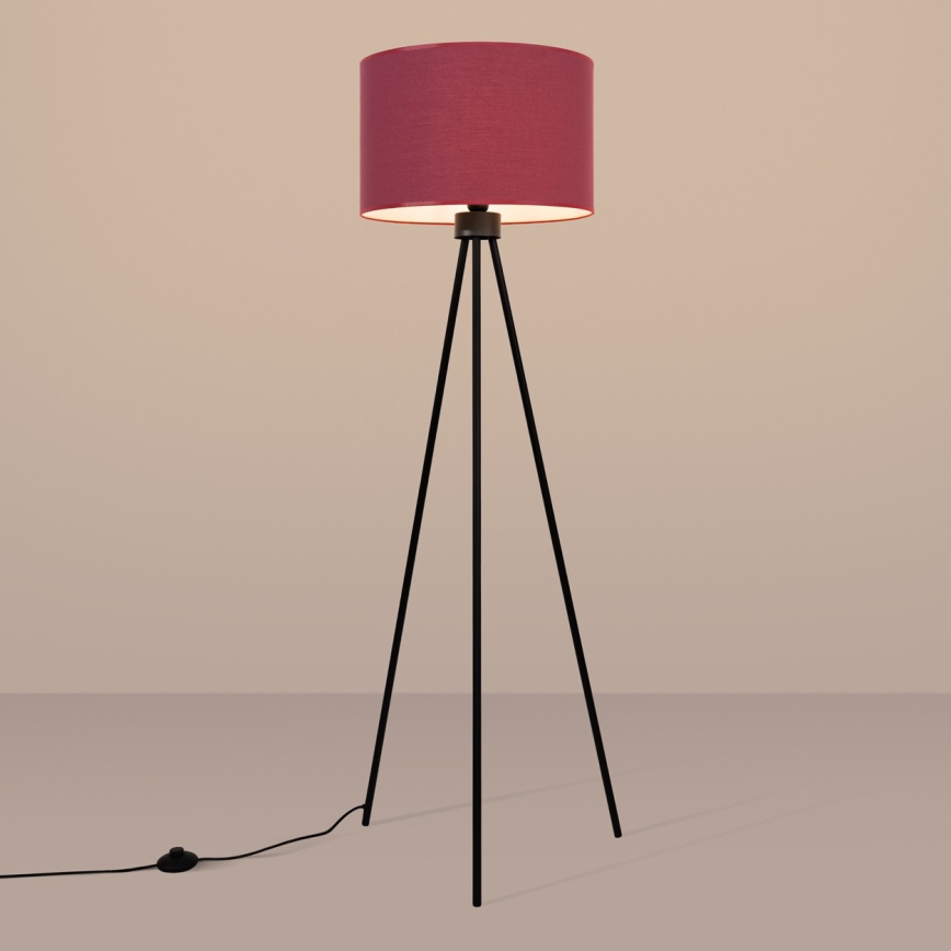 Candeeiro de pé NEVIA 1xE27/15W/230V vermelho