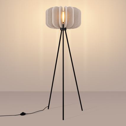 Candeeiro de pé MULA 1xE27/15W/230V creme