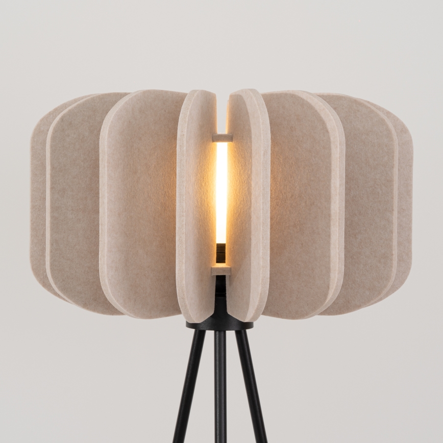 Candeeiro de pé MULA 1xE27/15W/230V creme