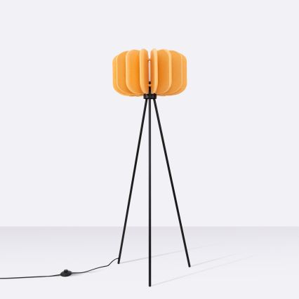 Candeeiro de pé MULA 1xE27/15W/230V amarelo
