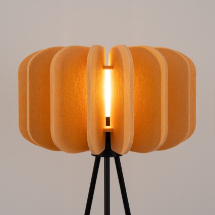 Candeeiro de pé MULA 1xE27/15W/230V amarelo
