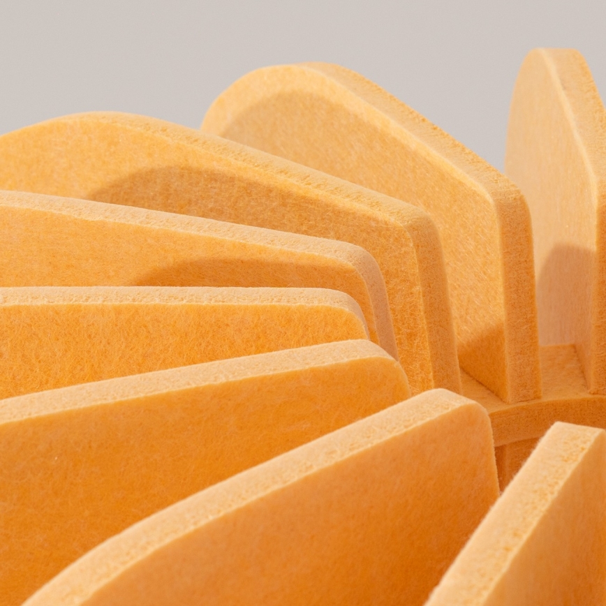 Candeeiro de pé MULA 1xE27/15W/230V amarelo