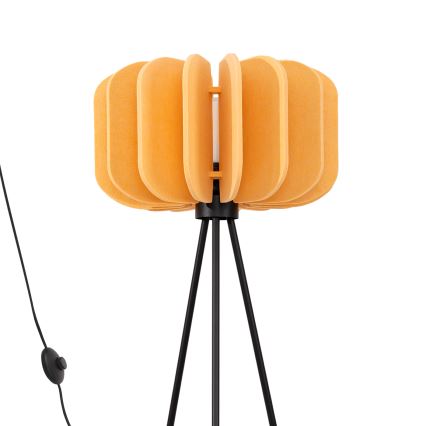 Candeeiro de pé MULA 1xE27/15W/230V amarelo