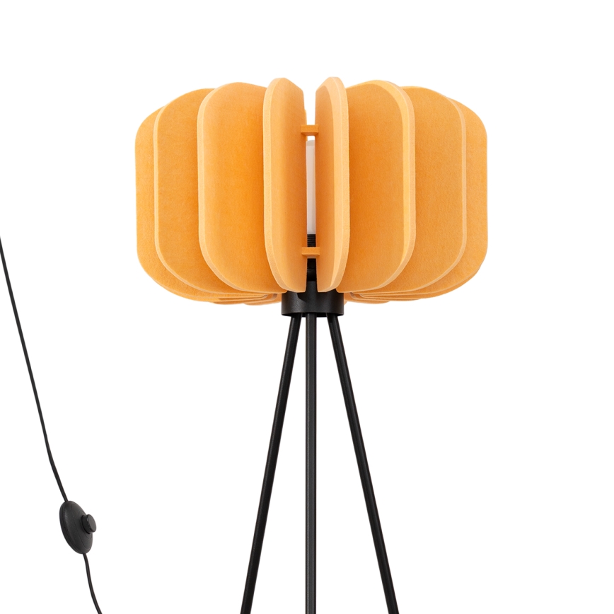 Candeeiro de pé MULA 1xE27/15W/230V amarelo