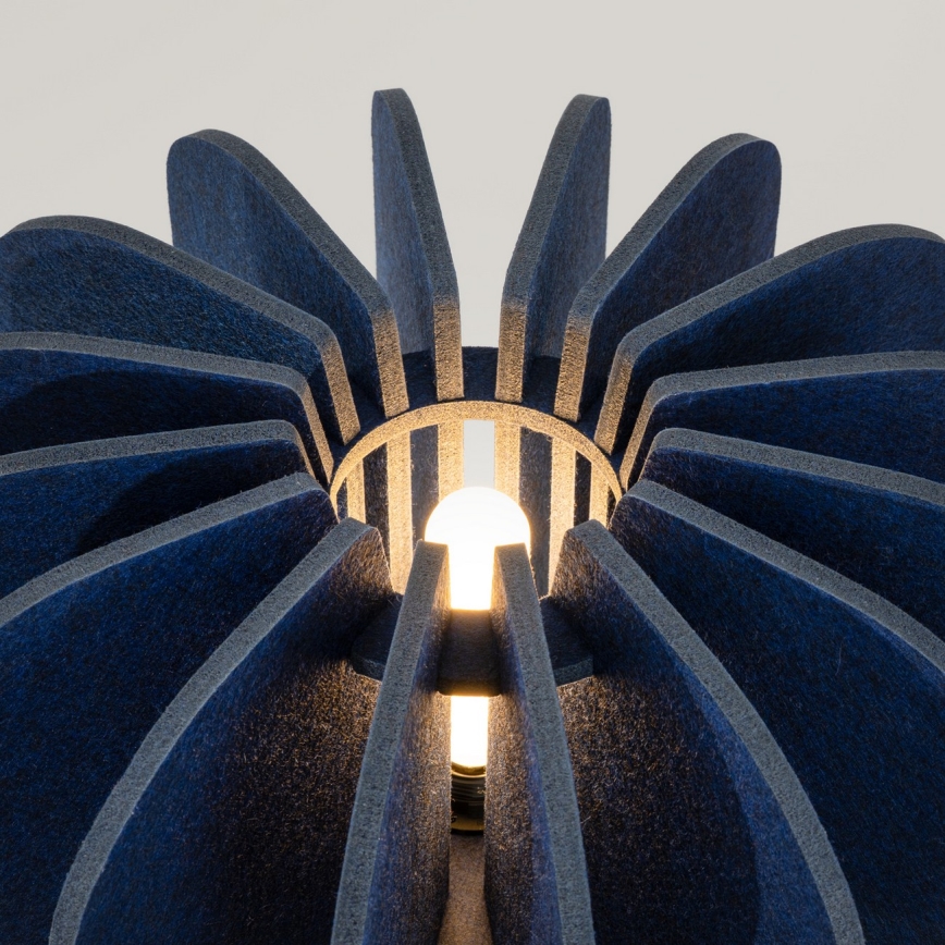 Candeeiro de pé MULA 1xE27/15W/230V azul