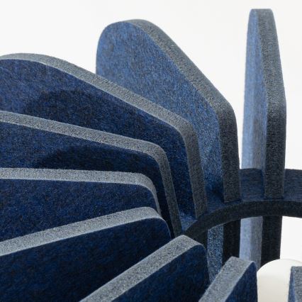 Candeeiro de pé MULA 1xE27/15W/230V azul